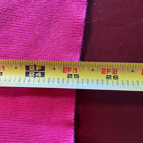 VTG Mens Polo Ralph Lauren Hot Pink Cashmere Cotton Knit VNeck Sweater (Medium) - Picture 8 of 8